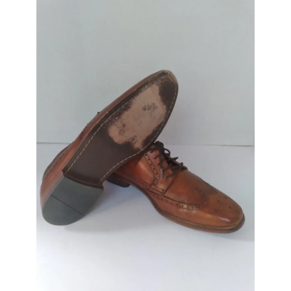 Leather Wingtip Brogue Dress‎ Shoes Oxford Business Casual